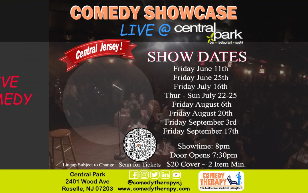 Comedy Therapy Live at Central Park NJ