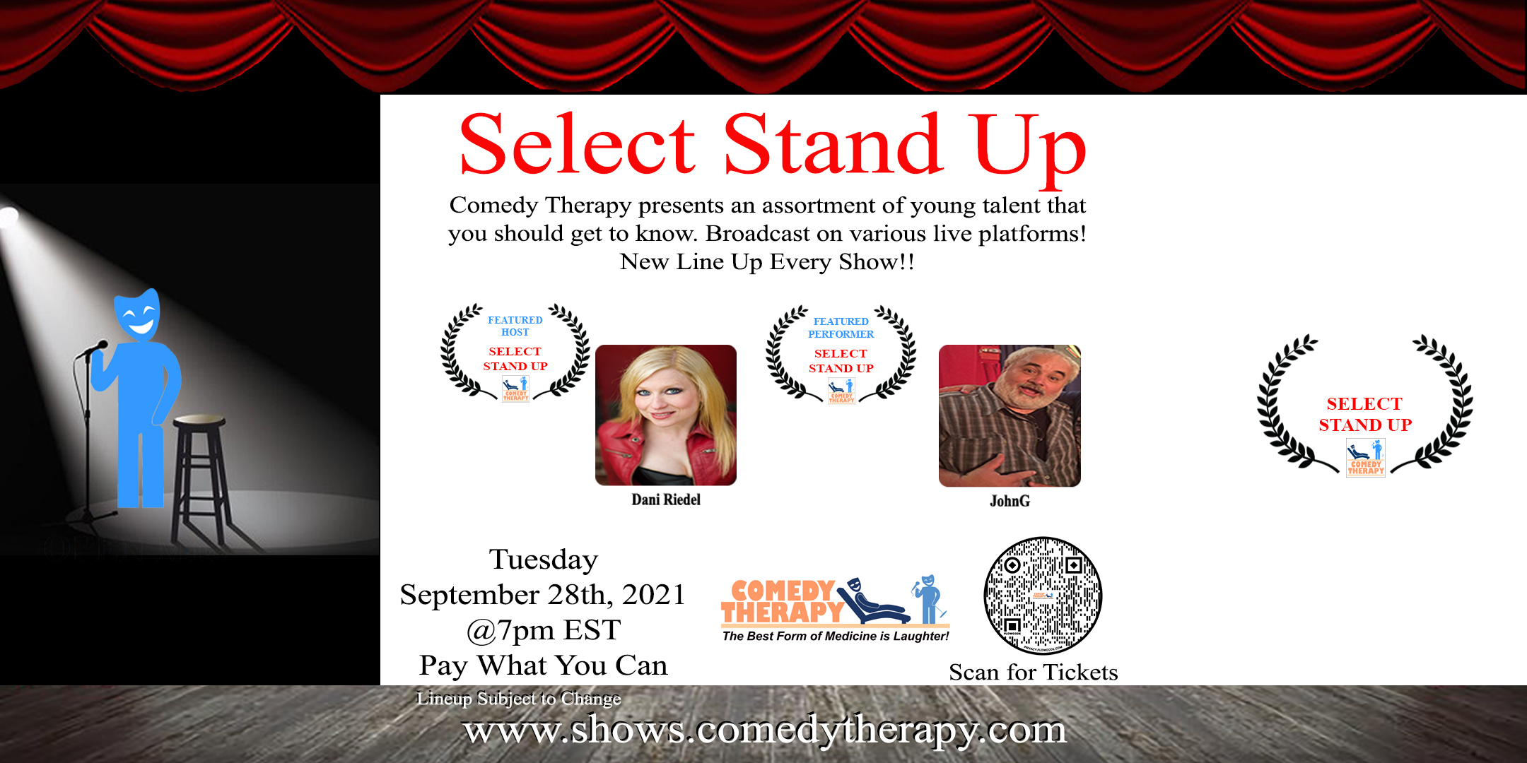 Select Stand Up Sept 28